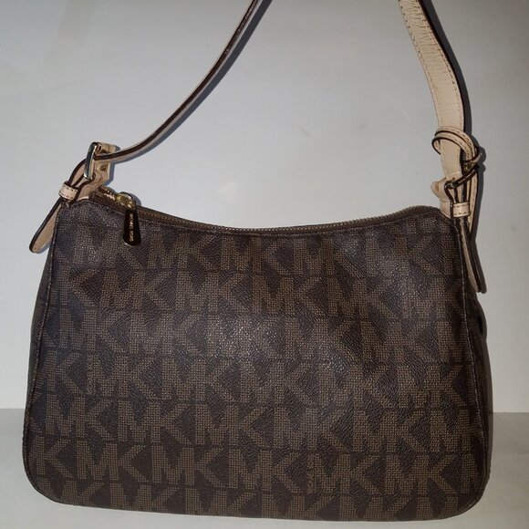 Michael Kors Brown Leather Shoulder Bag - Picture 2 of 15